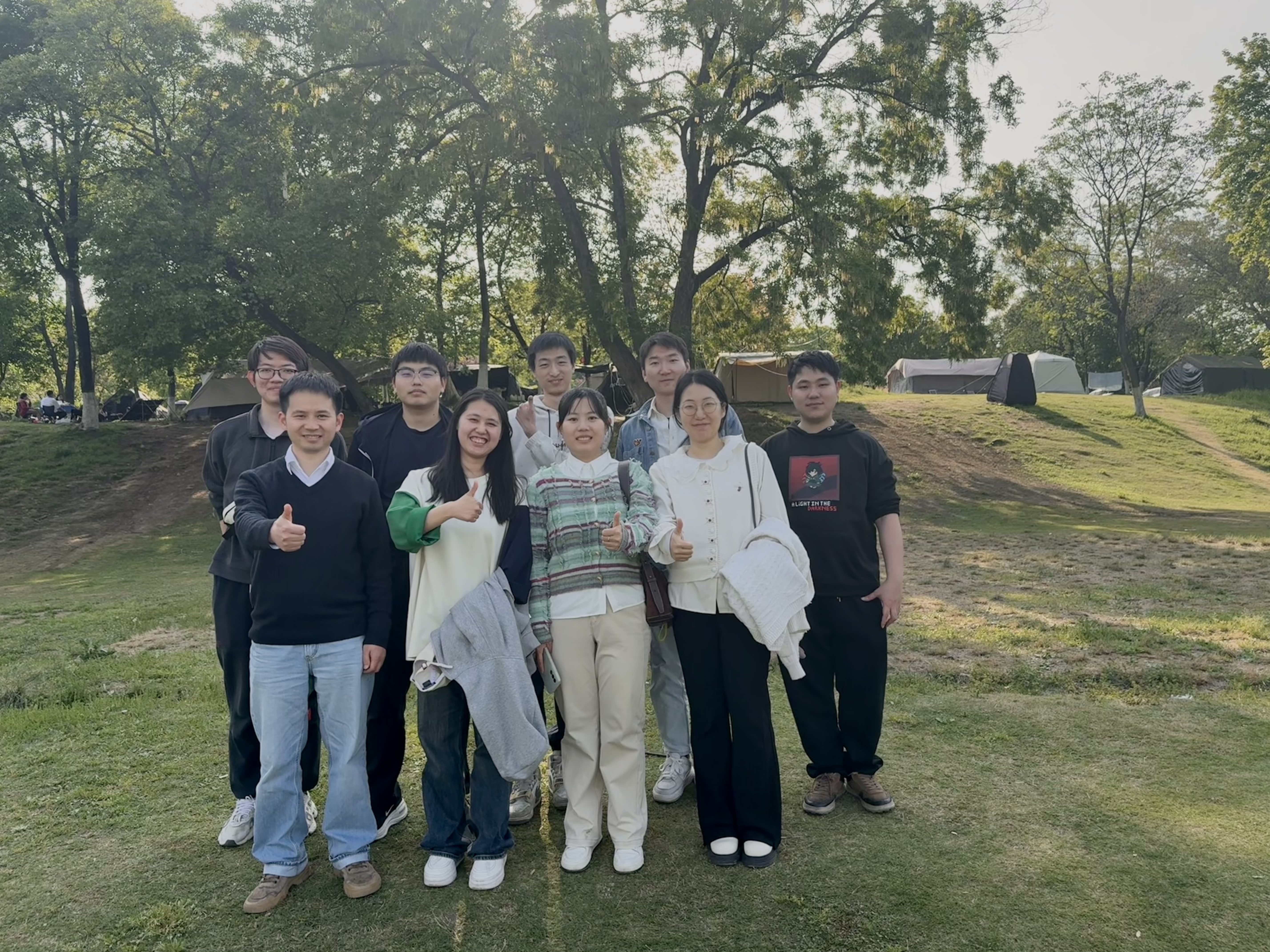 Group photo in the field